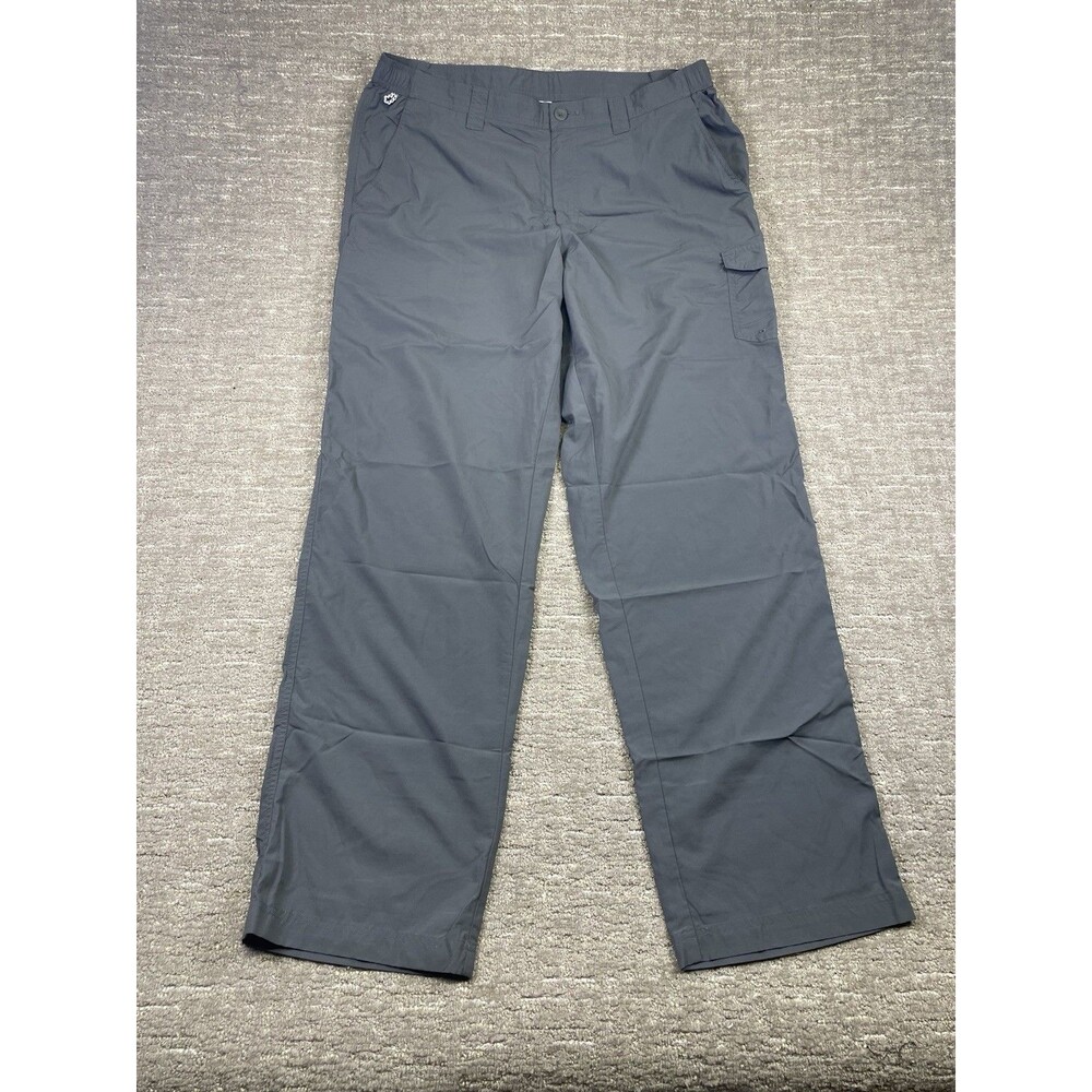 Men’s Columbia PFG Performance Fishing Gear 38W 34L Omni Shade Gray Pants 38x34